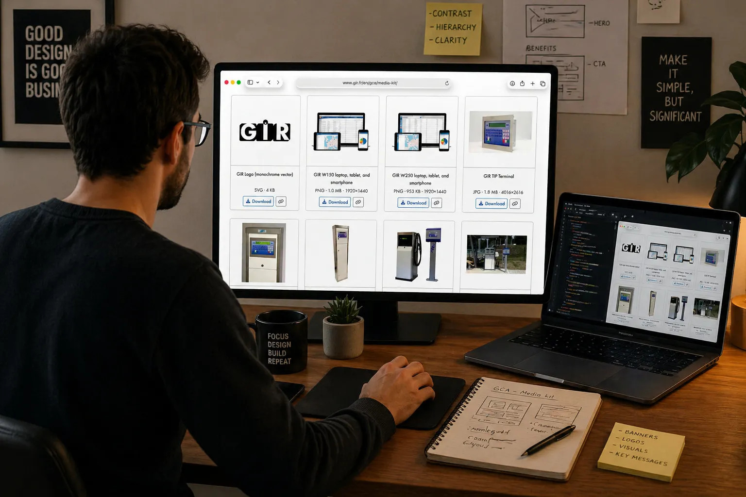 web-designer-working-with-gir-media-kit